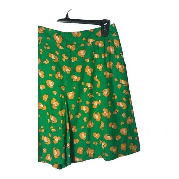 1847. TABITHA BROWN‎ X TARGET LEOPARD PRINT SHORTS LIME GREEN/ORANGE IN COLOR SM - Picture 4 of 10
